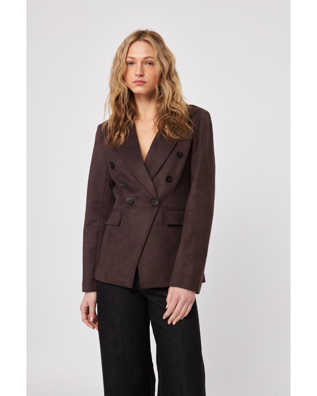 brown blazer
