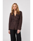 brown blazer