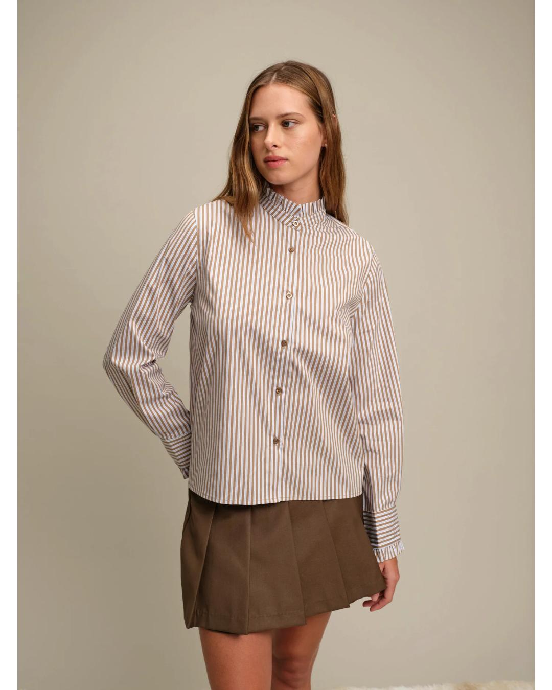 striped blouse