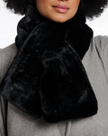 OXO Faux Fur Scarf | Black