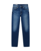 straight leg medium denim pant