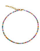 pastel beaded necklace