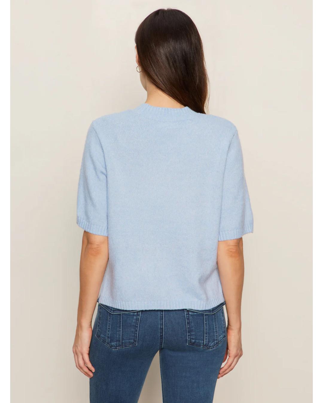 sweater t-shirt in light blue