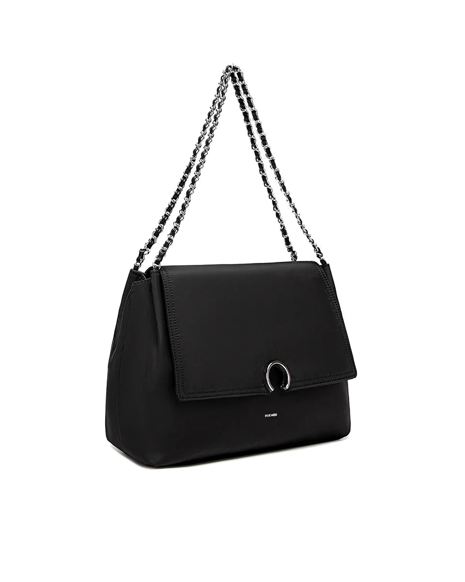 Pixie Mood Ruth Nylon Shoulder Bag in Black