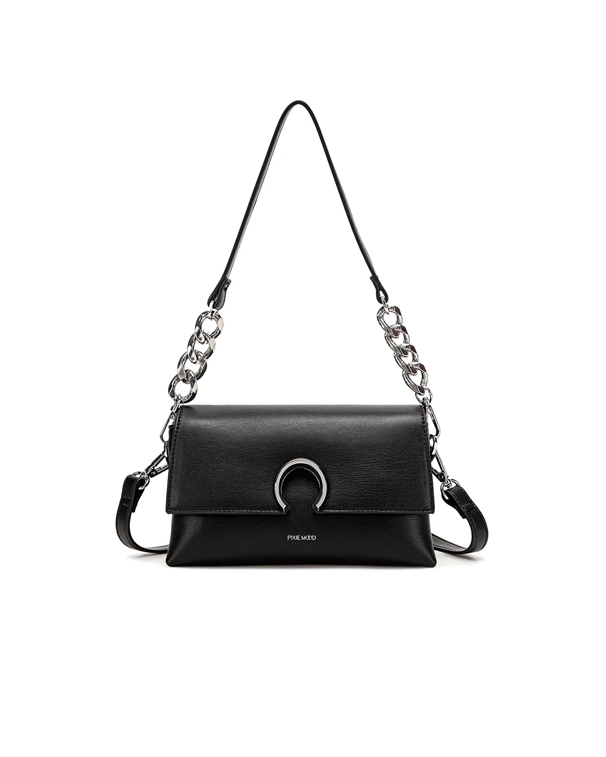 Pixie Mood Ruth Small Convertible Bag in Black