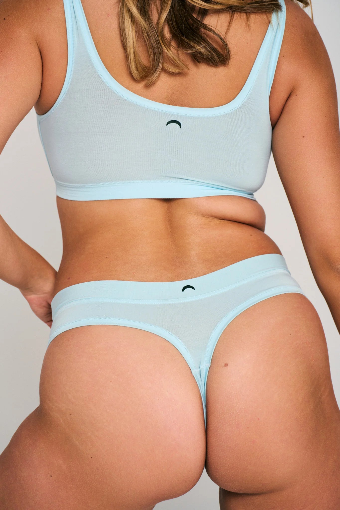 light blue thong underwear