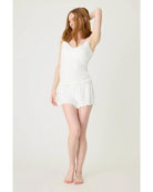 white pointelle camisole