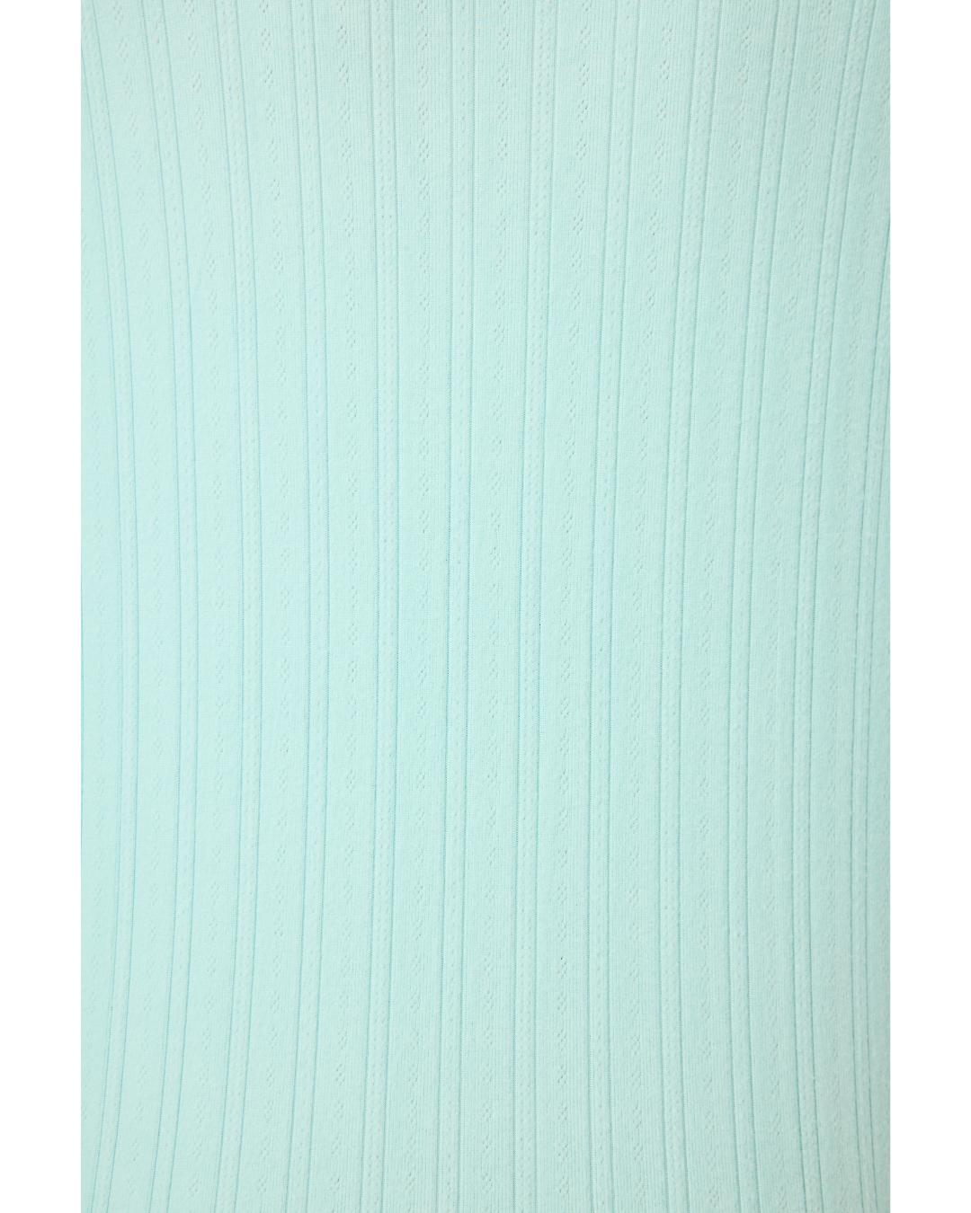 light blue long sleeve night shirt with pointelle details