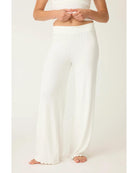 pointelle lounge pants in ivory