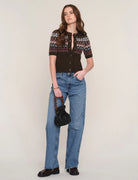 short sleeve knit cardi