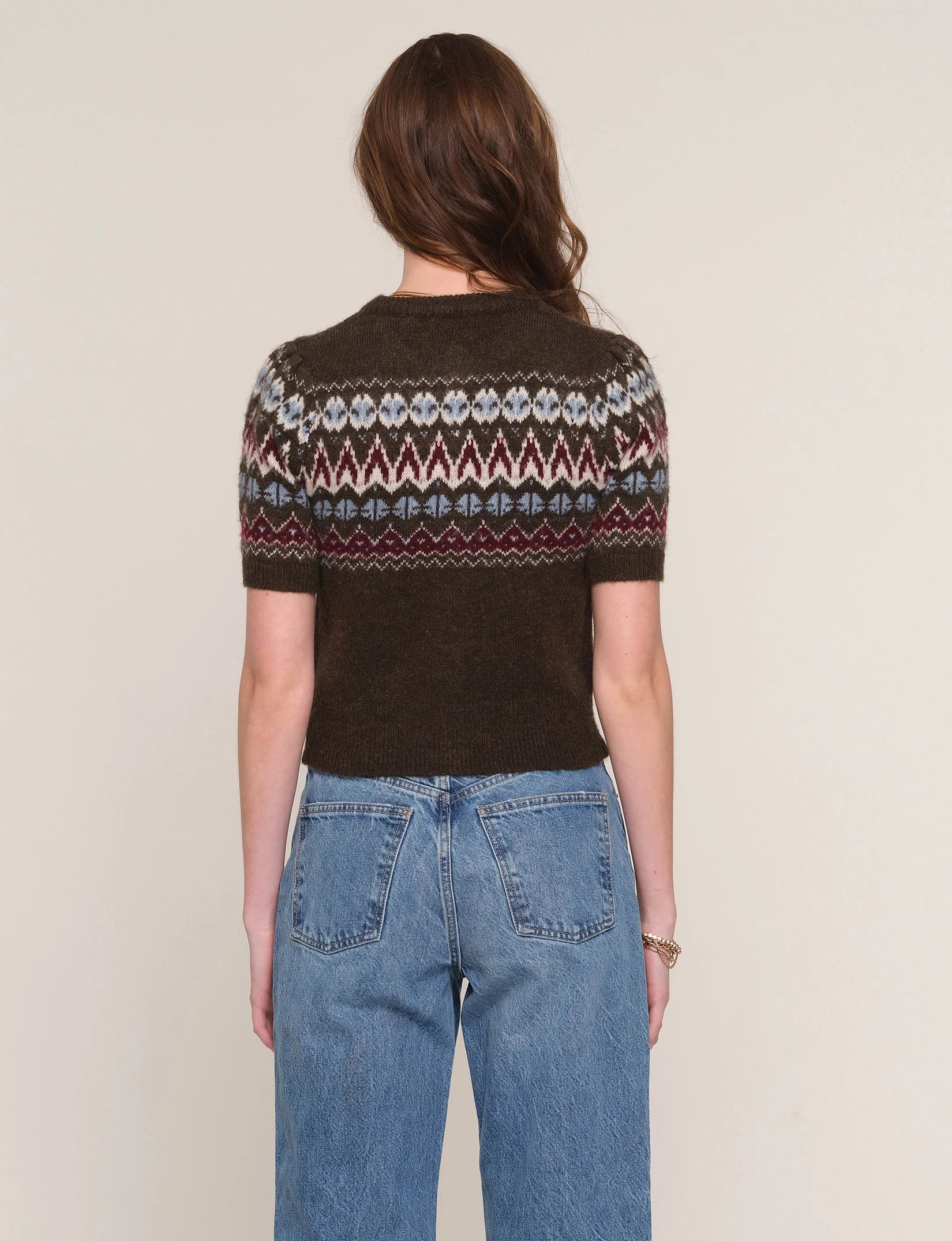 short sleeve knit cardi