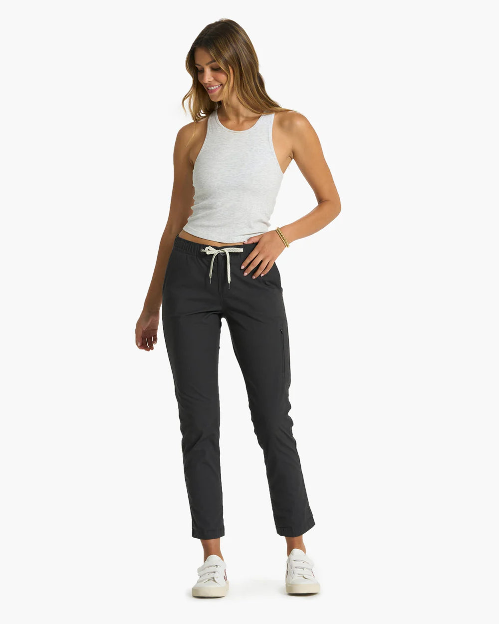 white heather active top
