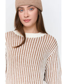 beige knit sweater