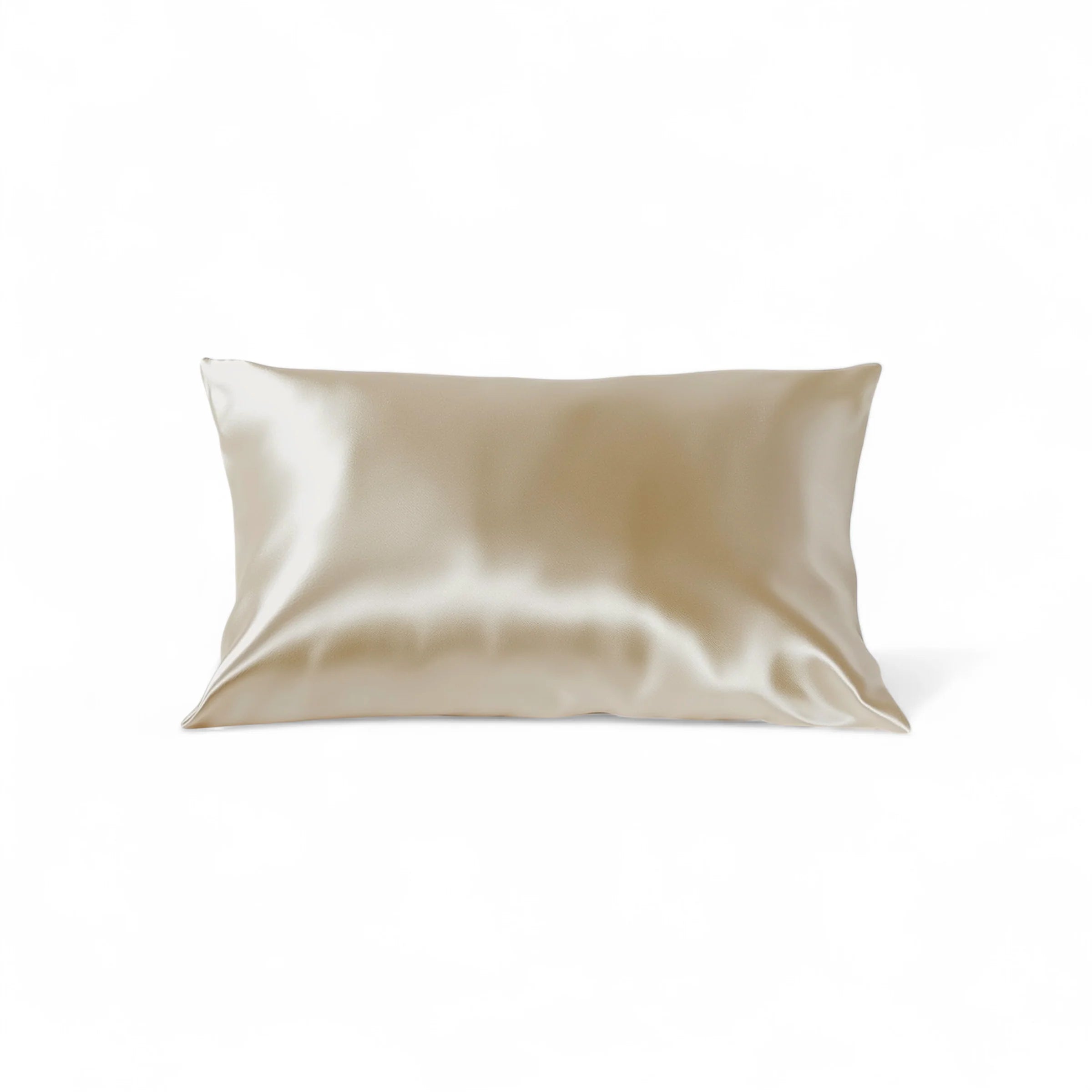 silk champagne colour pillowcase 