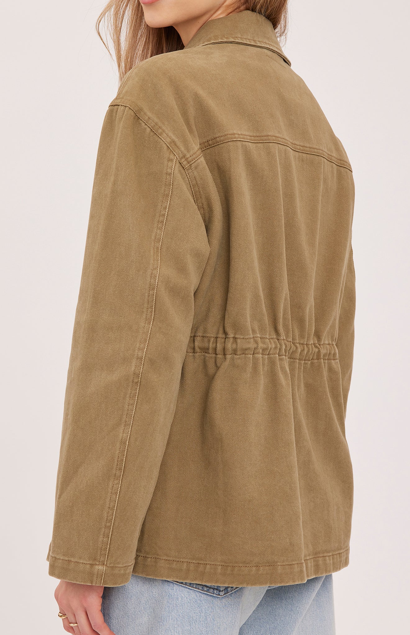 khaki utility jacket