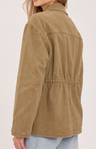 khaki utility jacket