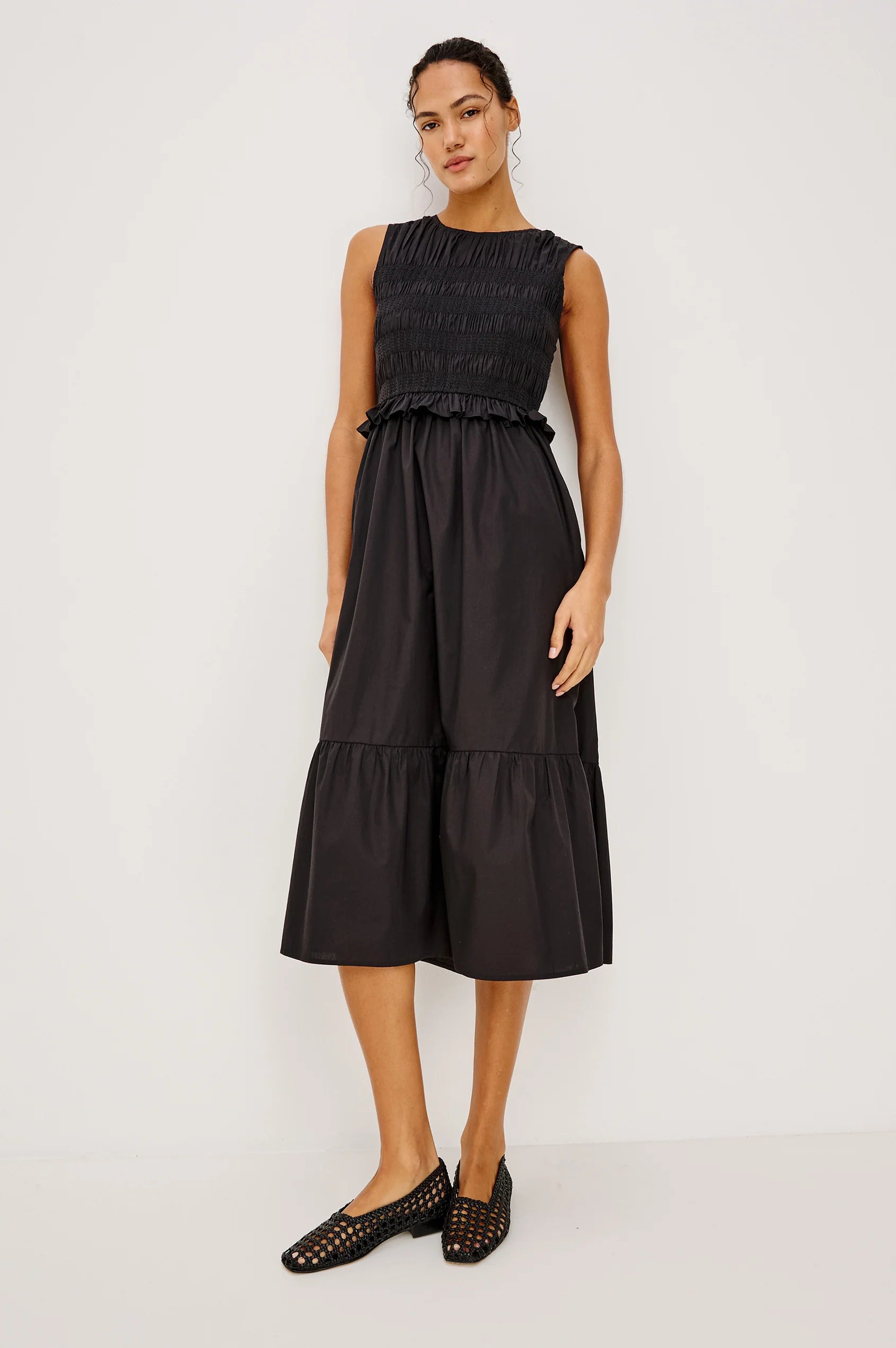 maxi dress in black