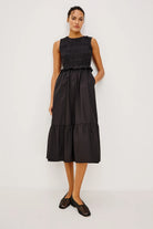maxi dress in black