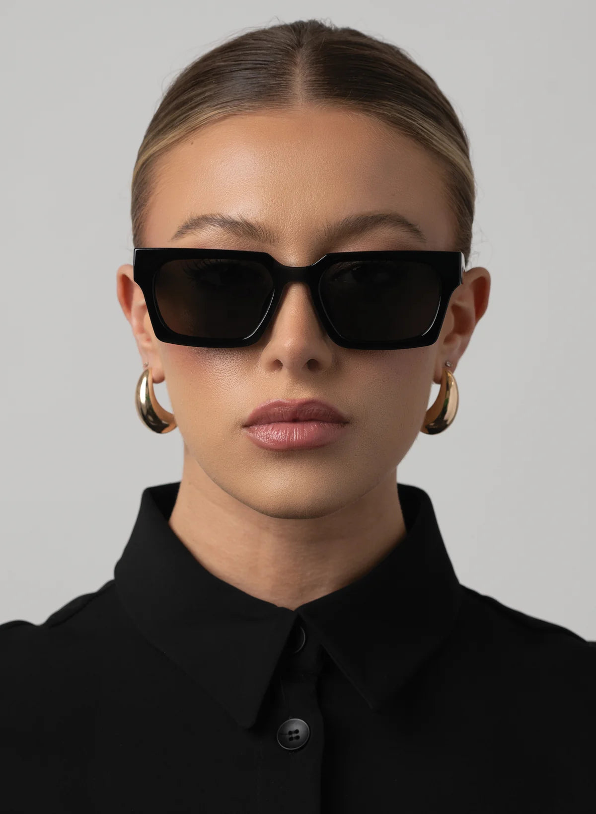 large black sunglasses