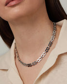 silver detailed necklace