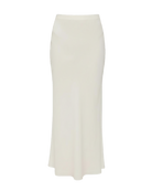 midi ivory skirt