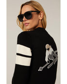 black zip up sweater