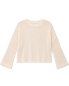 white think knit sweater