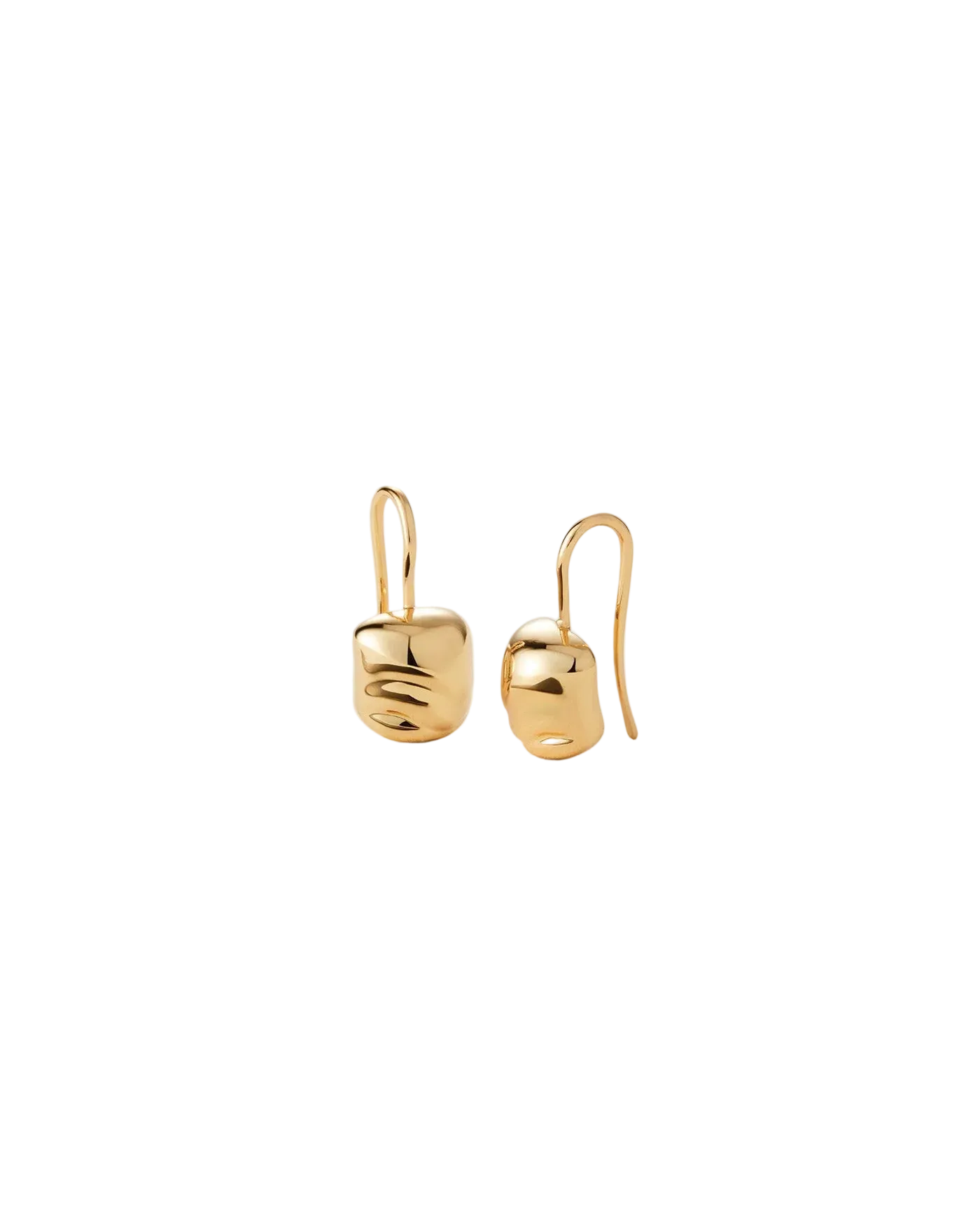gold drop earrings