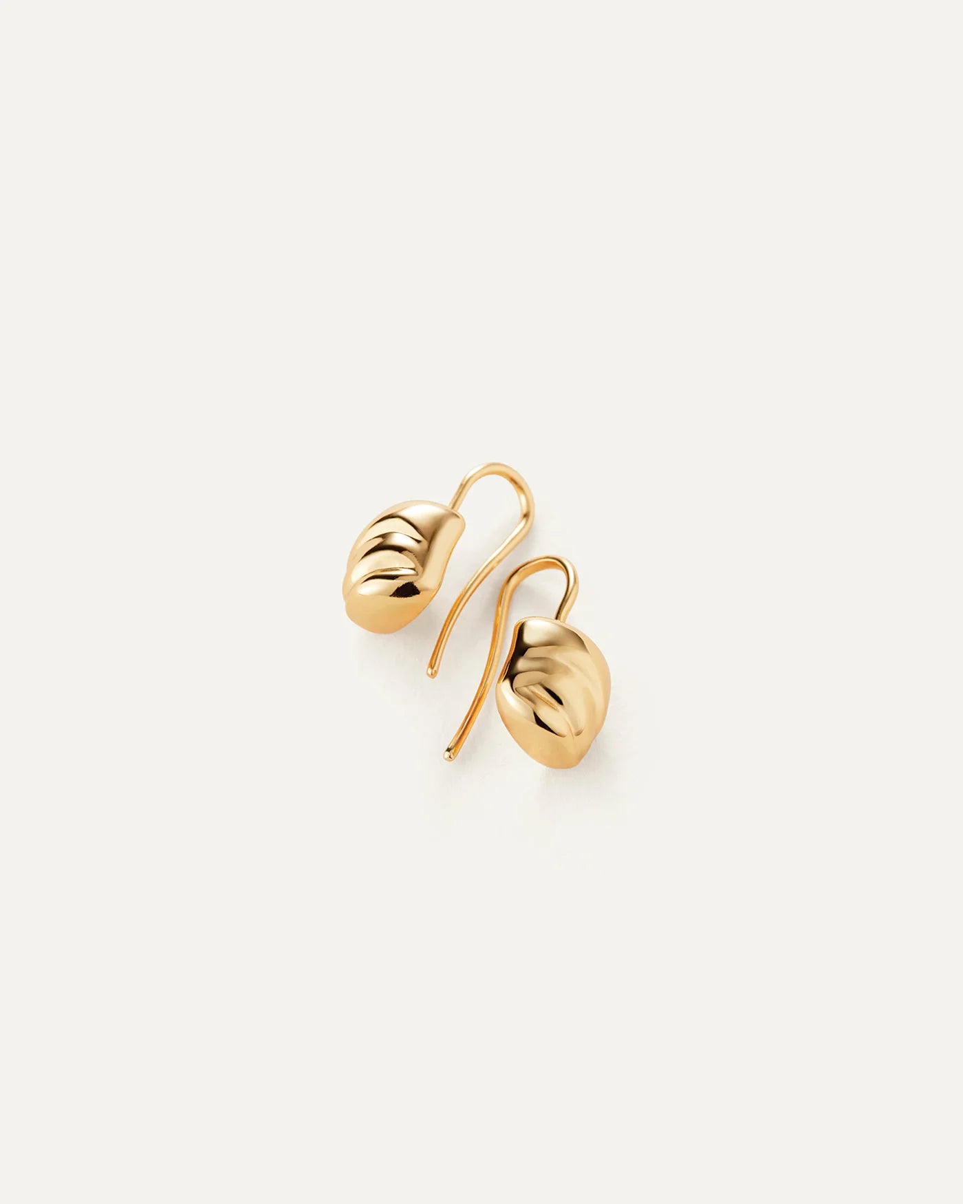 gold drop earrings