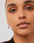 silver drop earring