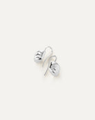 silver drop earring