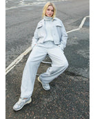 light grey tailored pant