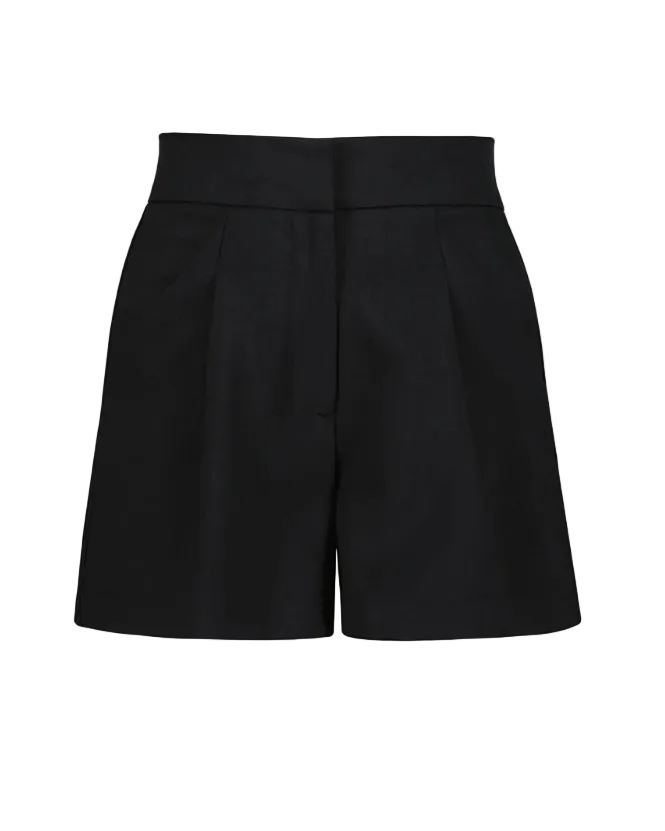 tailored black shorts 