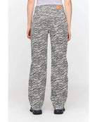 zebra patterned pant