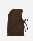 brown knit balaclava