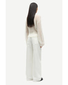 thin knit cardigan in cream