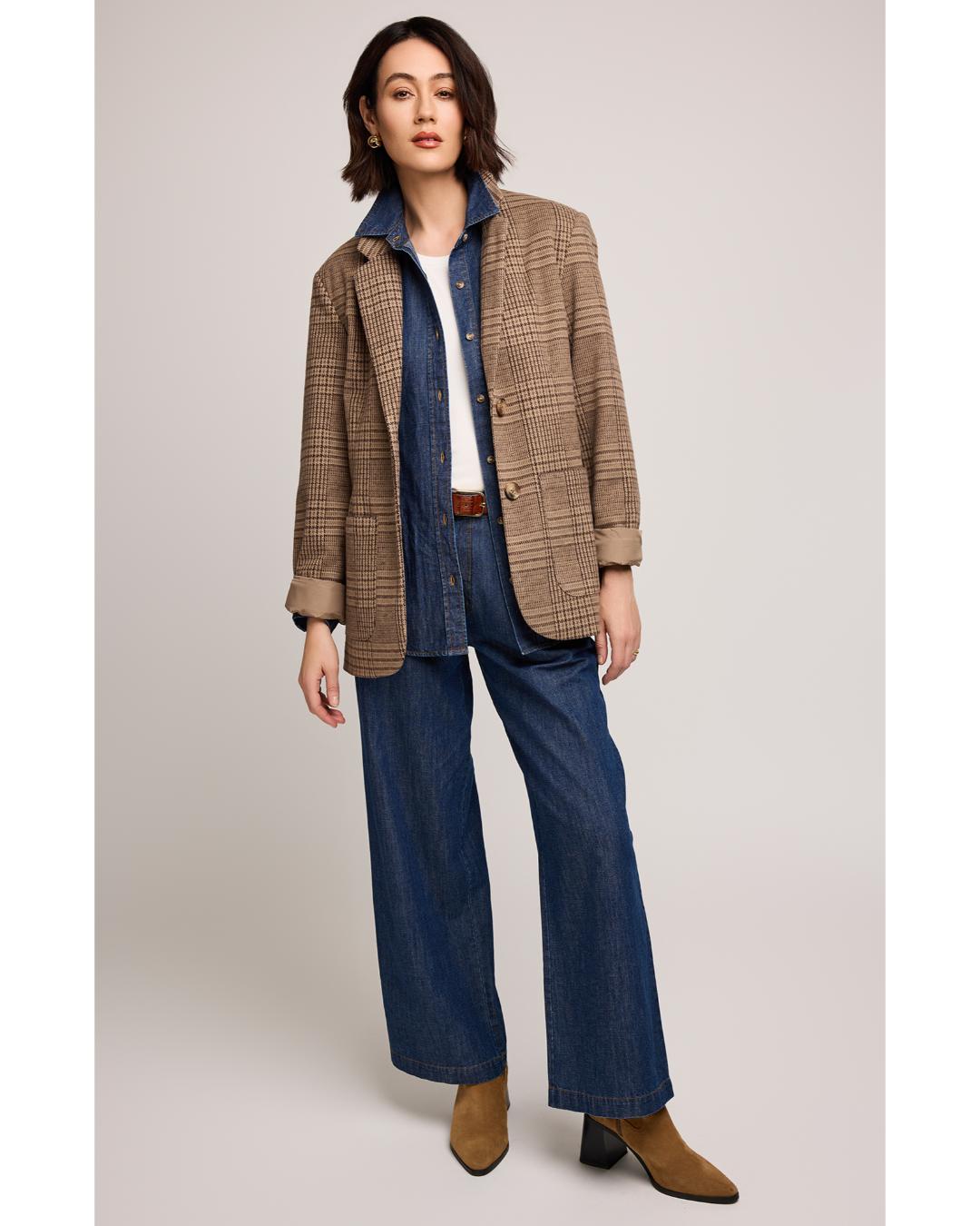 brown blazer