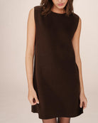 brown mini dress