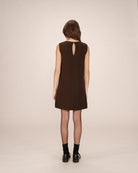 brown mini dress