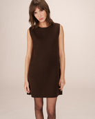 brown mini dress