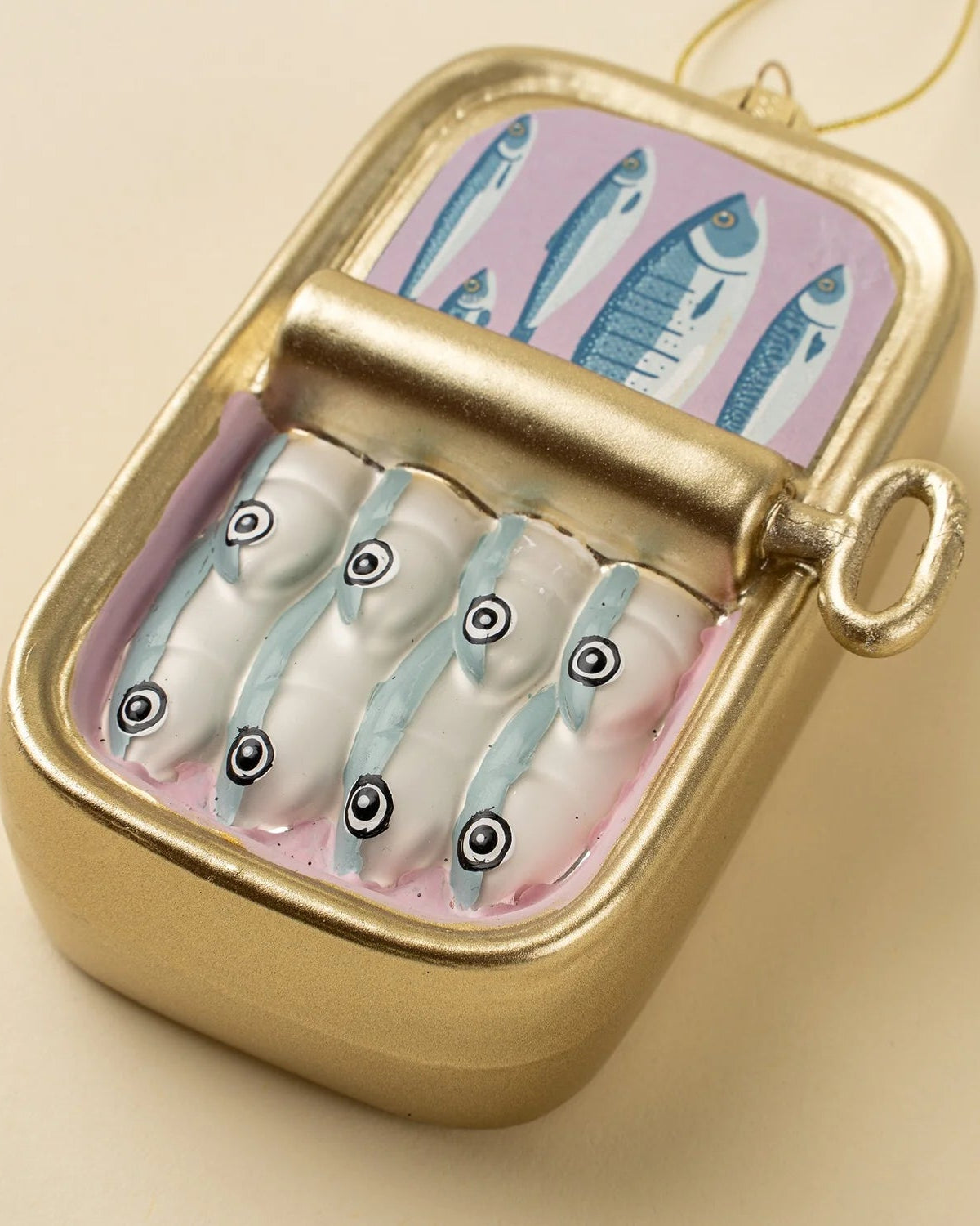 sardine can ornament