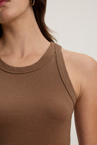 tank top in brown