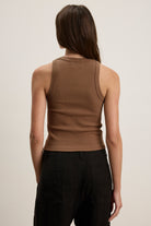 tank top in brown