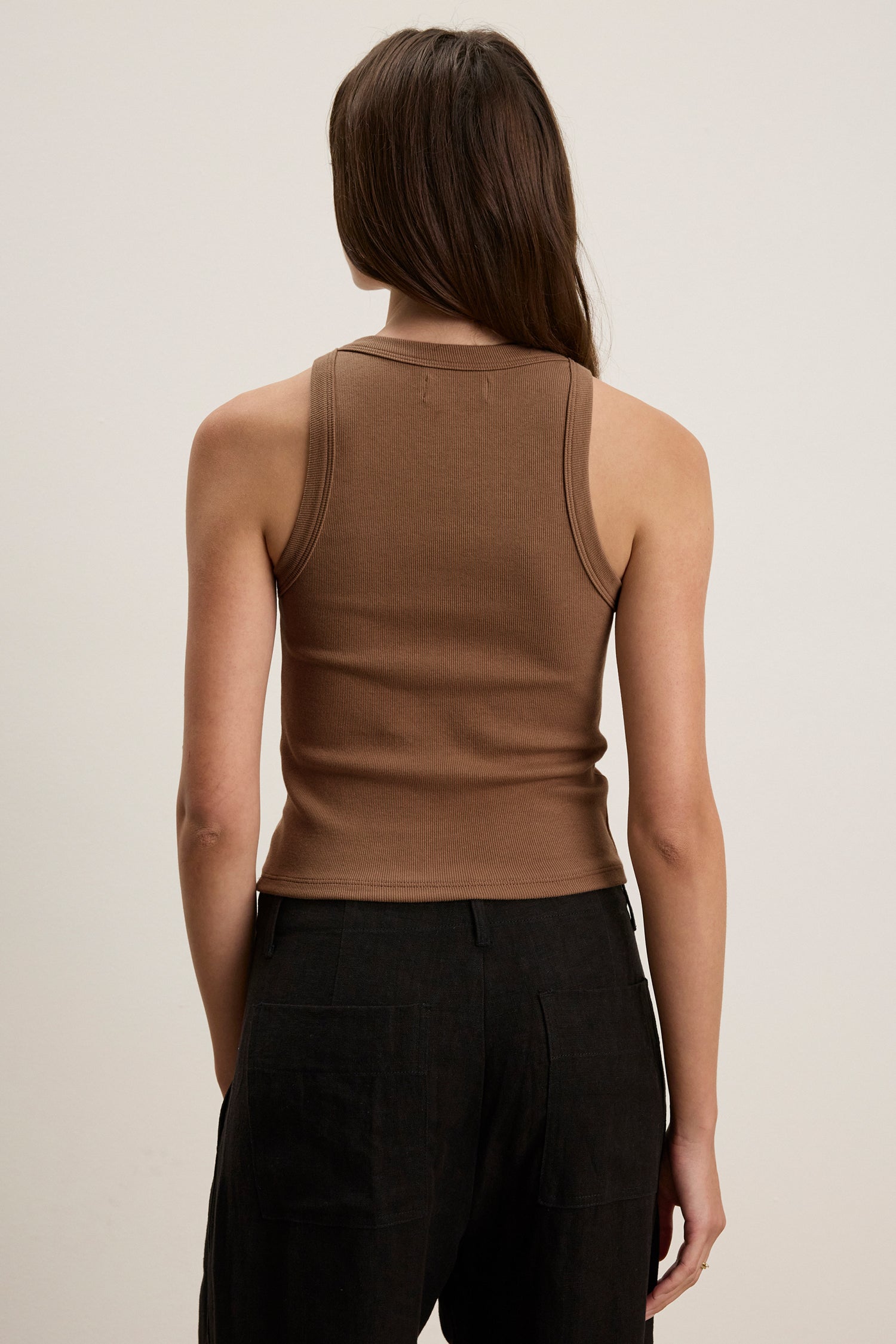 tank top in brown