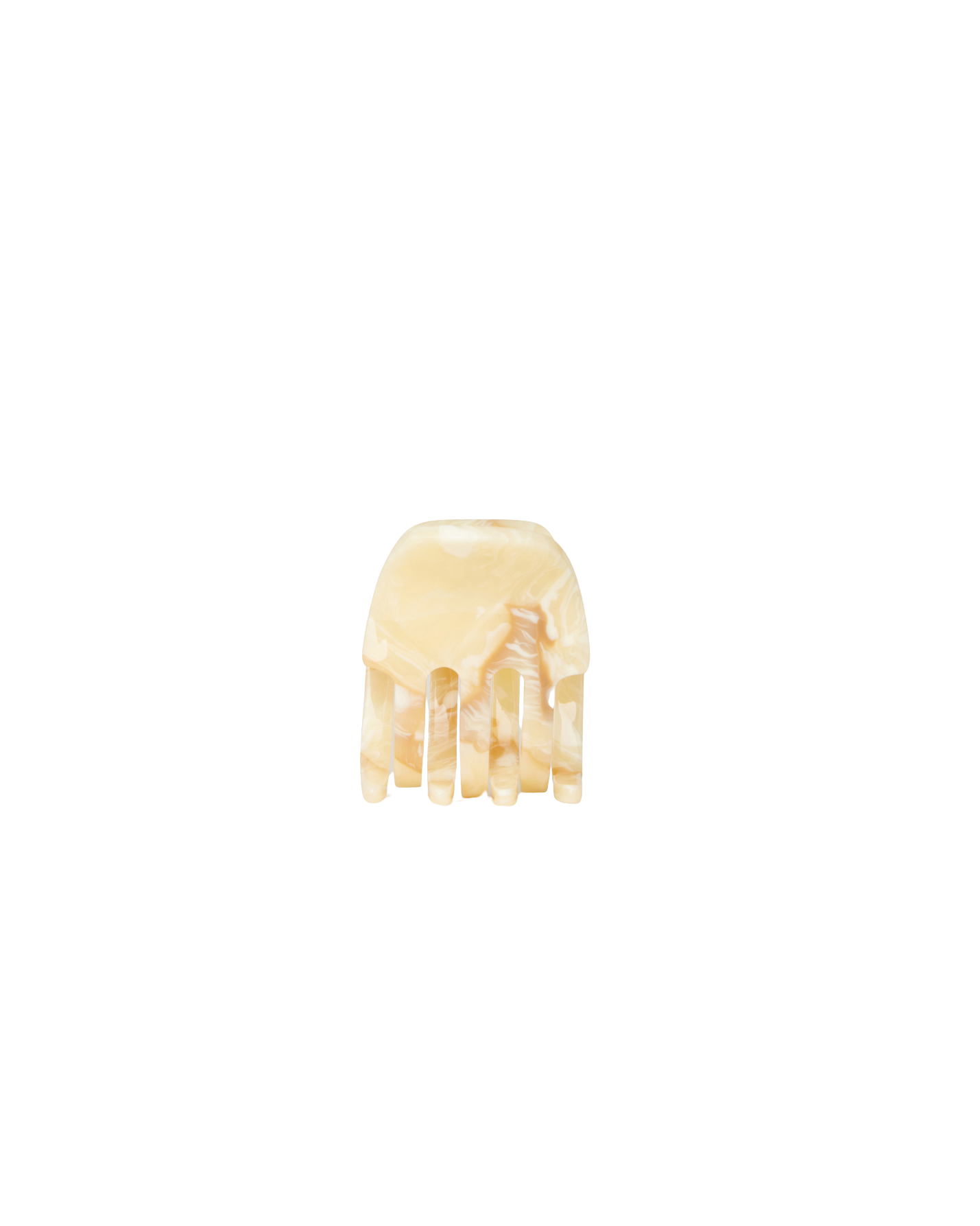 little claw clip in cream