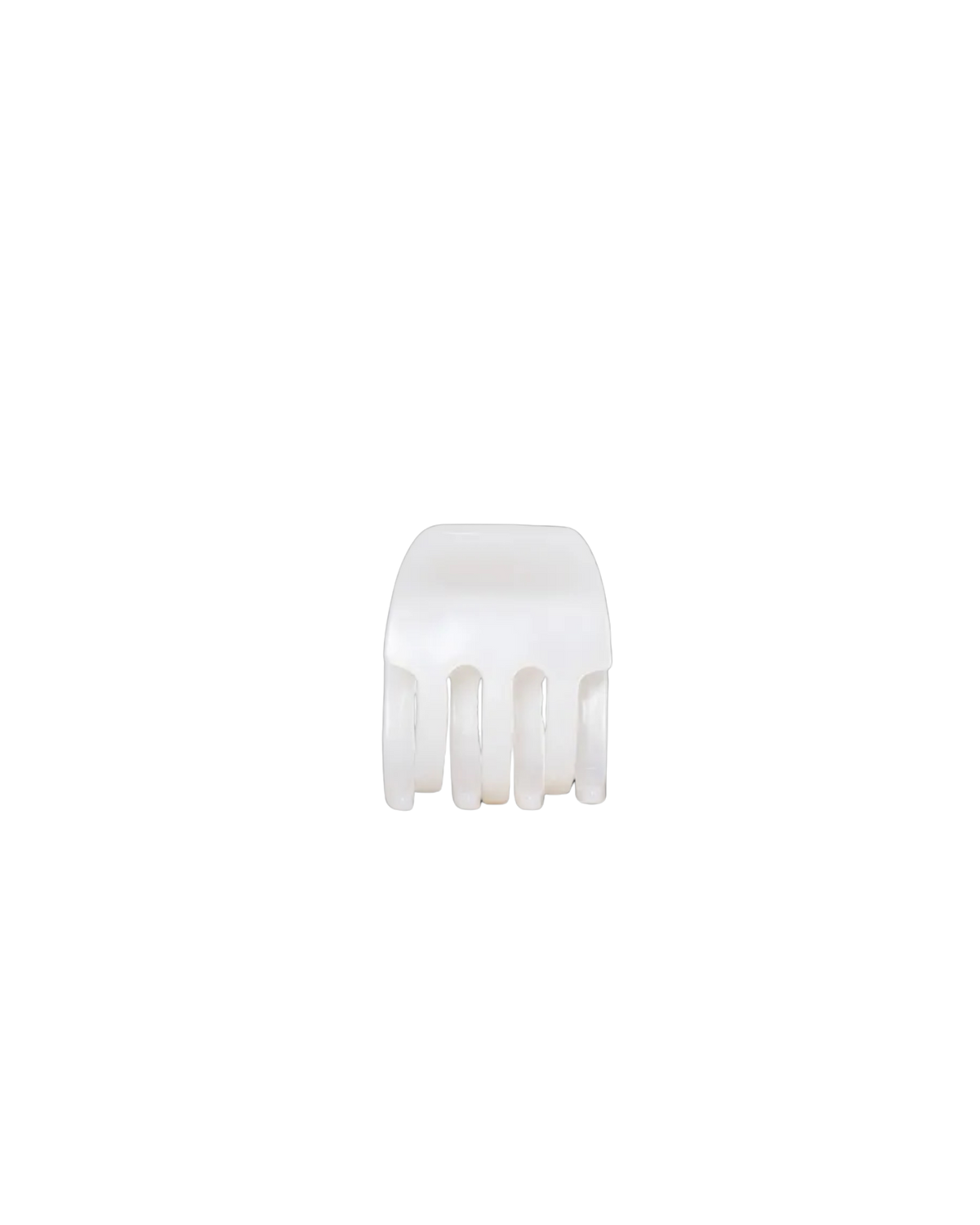 claw clip in white