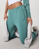 sweatpant in teal