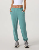 sweatpant in teal