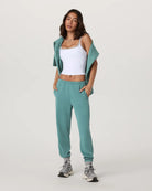 sweatpant in teal