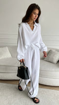 Selina Cotton Set | White
